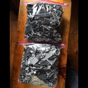Legos grays used washed over 4 pounds